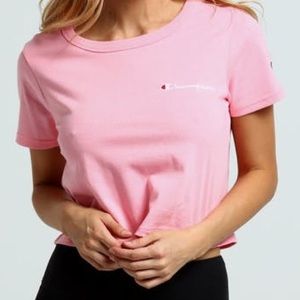 CHAMPION PINK CROP TOP
